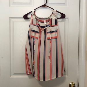 Stripped tank top